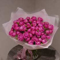 Букет кустовых роз Bubble gum